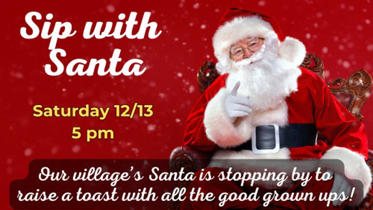 Sip with Santa at North Shore Distillery 
